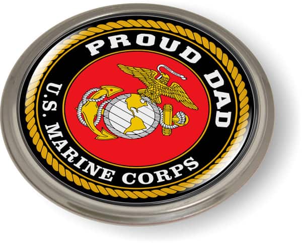 USMC Proud Dad Emblem